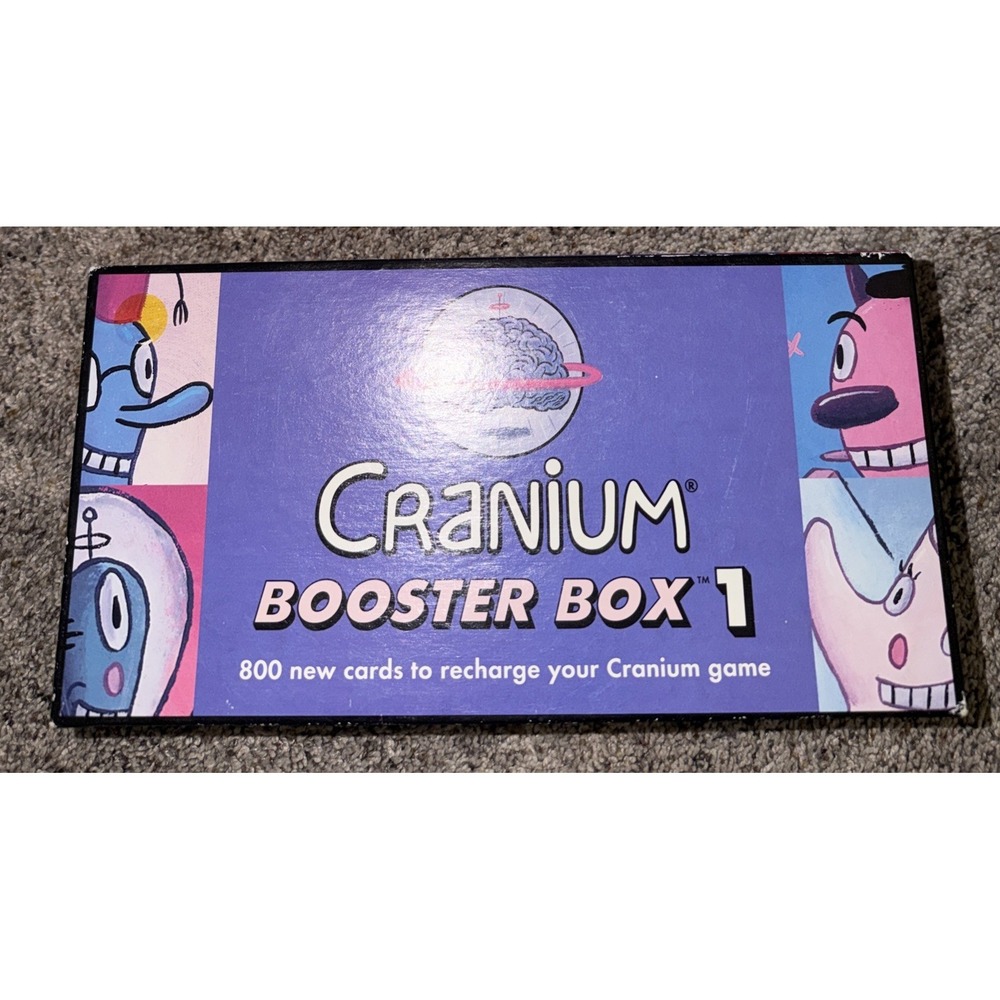 Cranium Game Booster Box 1 Brand New‎ Sealed Inside 800 Cards Board Family